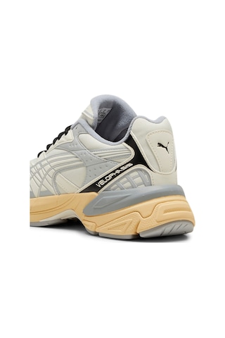 Puma Velophasis Earth Unisex Spor Ayakkabı Beyaz - Gri