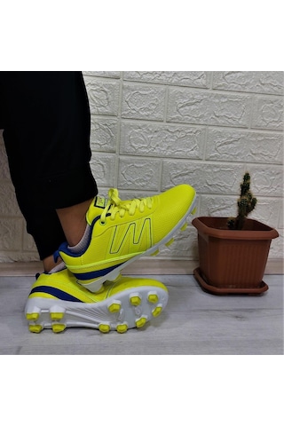 Jump 28843 Sarı-lacivert Krampon Çim Saha Çocuk Futbol Ayakkabı 001