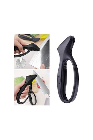 Kolay Tutuş Saplı Paslanmaz Çelik Manuel Bıçak Bileme Aleti Go50