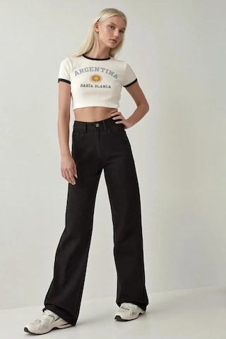 Hiccup Straight Fit Denim Pantolon Siyah