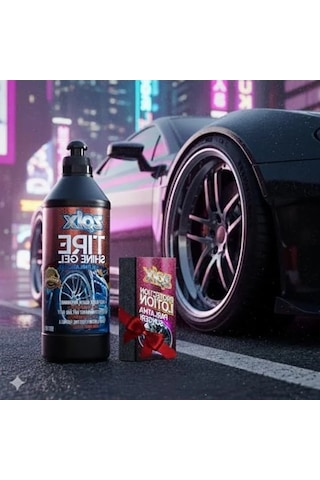 Lastik Temizleme Jeli, 500ml + Sünger Hediyeli