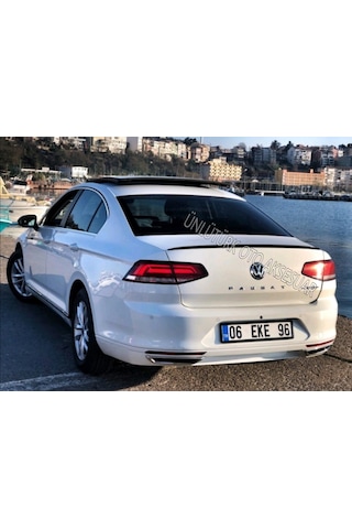 OtoÇizgi Vw Passat B8 Spoiler Bagaj Üstü Spoiler - Spoyler Piano Black OtoÇizgi