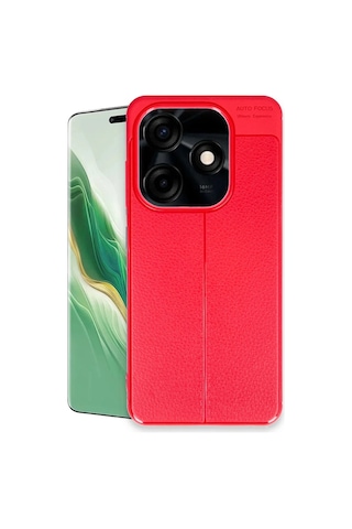 Newface - 629 - Tecno Spark Go 2024 Kılıf Auto Focus Kapak - Csmo-tex - - Kırmızı