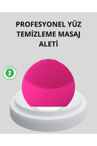 Şarjlı Su Geçirmez Yüz Temizleme Ve Masaj Aleti 3 Fonksiyonlu