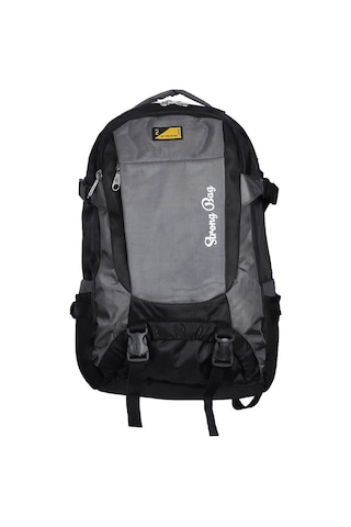 Strong Bag Strong Büyük Boy Seyahat Sırt Çantası- 17-18.4 İnch Laptop Bölmeli Str001 Siyah-gri