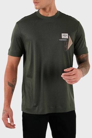 Emporio Armani Erkek T Shirt Em002959 Af18312 U8120 Haki Haki
