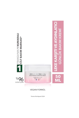 Yves Rocher Bright Botanical-leke Karşıtı, Aydınlatıcı, Ton Eşitleyen Günlük Bakım Kremi-50ml
