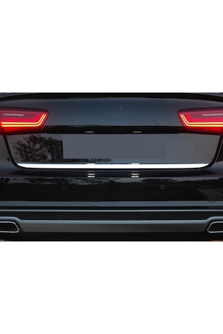 Audi A6 Formlu Krom Bagaj Alt Çıta 2011 Üzeri Paslanmaz Çelik N11.782