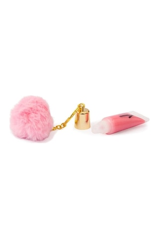 Vrb27000 Very Bella - Parıltı Seti Lip Gloss+far+ponpon Anahtarlık
