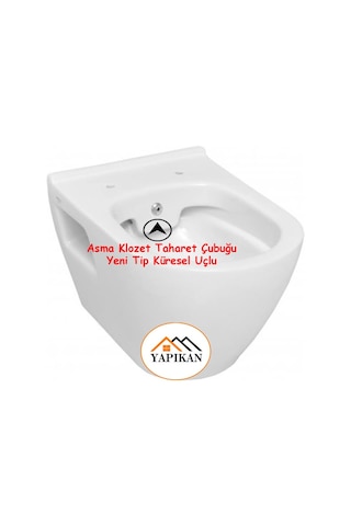 Gömme Rezervuar Asma Klozet Taharet Çubuğu Küresel Esnek 20 Cm Beyaz