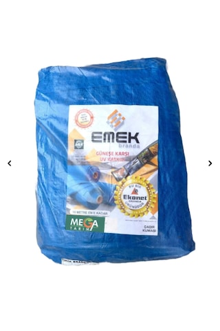 Ordu Mega Tarım Ekonet Mavi Su Geçirmez Çadır Brandası 3x5
