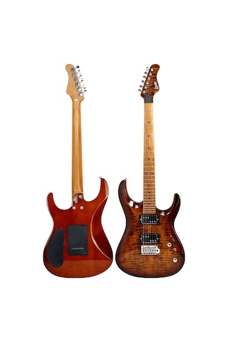 Luxars S-g37-t Shb Hh Elektro Gitar Spalted Honey Burst