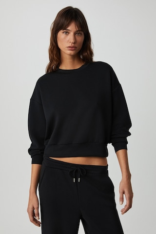 Kıerstan Kadın Scuba Kumaşlı Aşırı Yumuşak Oversize Siyah Eşofman Takımı