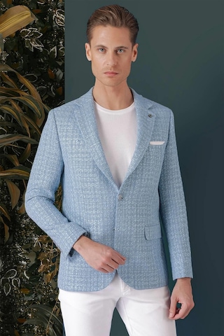 Efor C 660 Slim Fit Mavi Spor Ceket Mavi