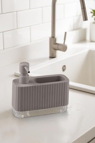 Okyanus Home Coliseum Sıvı Sabunluk Seti Vizon Kahverengi