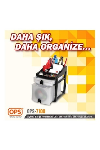 Ops Çekmeceli Şeffaf Masa Üstü Organizer