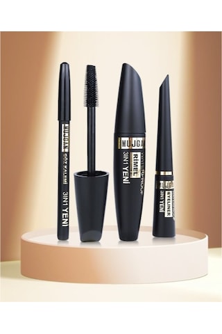 3'ü 1 Arada Göz Makyajı Seti - Eyeliner, Maskara, Kalem Diğer