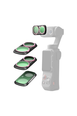 Telesin Insta360 Luna Ultra Uyumlu Filtre Seti Cpl+vnd2-32+ Black Diffusion