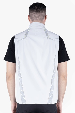 Tiger Softshell Yelek Açık Gri - Neon Sarı
