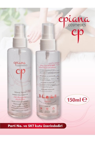 Cpiana Çilek Aromalı Sprey Masaj Jeli 150 Ml