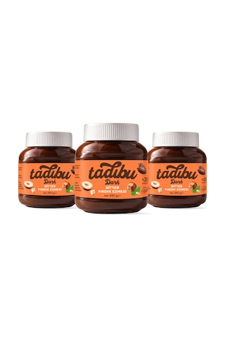 Abdurrahman Tatlıcı Tadıbu Bitter Kakaolu Fındık Ezmesi 3 x 330 G