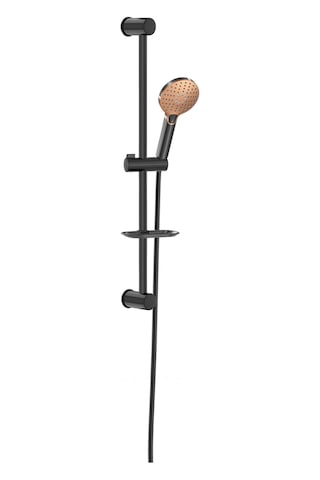 Valtemo Sürgülü Rainmax Duş Takımı Bronze & Black Vs-6750 Diğer