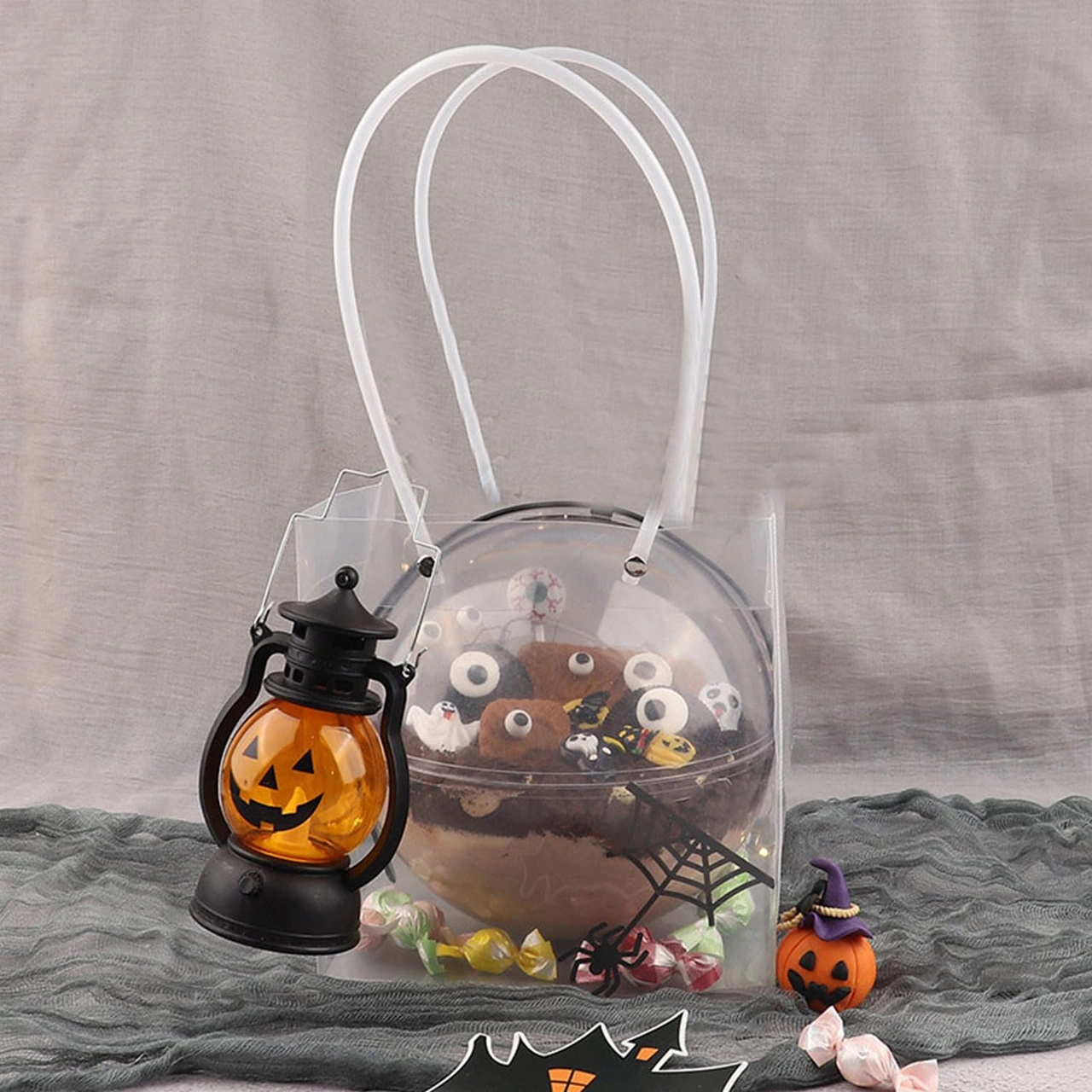 Qq-cadılar Bayramı Işıkları, Cadılar Bayramı Jack-o-lantern Süslemeleri, Taşınabilir Mini Balkabağı Feneri, Pille Çalışan Cadılar Bayramı Balkabağı Led Işıkları Diğer