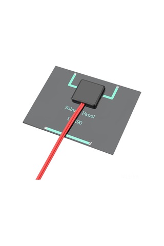 Vkemall 12v 1.5w A Sınıfı Çok Kristal Güneş Paneli + Alligator Kelepçe - Yüksek Dönüşüm Oranı, Kolay Kurulum Dıy Modülü