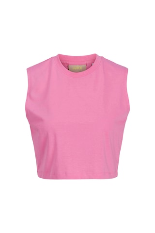 Jjxx Jxalvıra Slım Sl Crop Eve Pembe Kadın Kısa Kol T-shirt Pembe