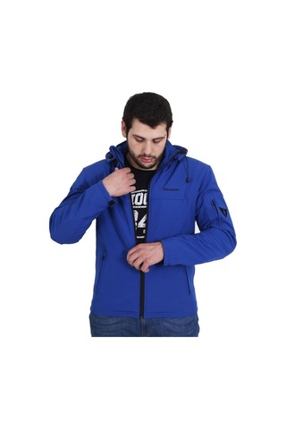 Venom Jaws Soft Shell Erkek Mavi Motosiklet Montu Tam Koruma