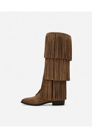 Steve Madden Spur Taupe Sued Kadın Bej Çizme Spur-taupe
