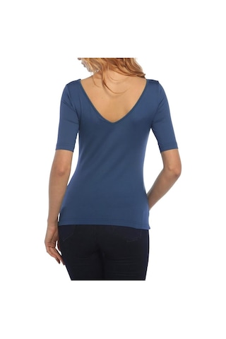 Bulalgiy Kadın Royal Basic Tişört - Bga016815 Royal