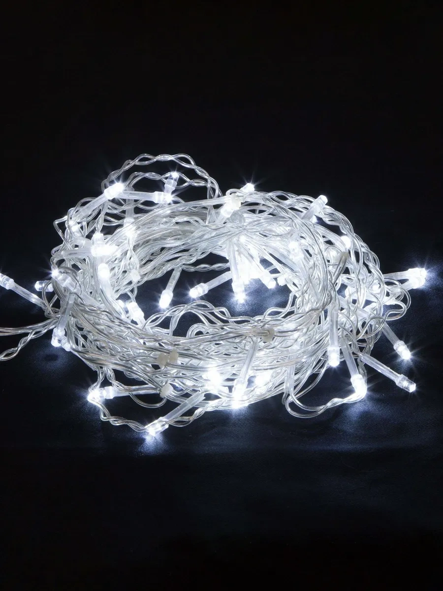 Twinklegarlooo Beyaz Soğuk Işıklı 10 Metre Noel Ağacı Süsü 46200854 Beyaz