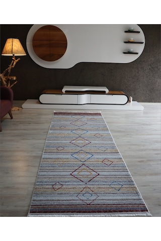 Bambu Dekoratif Renkli Mutfak Halısı Yıkanabilir Salon Halısı-100X300