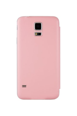 Anymode G900 Galaxy S5 İle Uyumlu View Flip Cover Kılıf Pembe