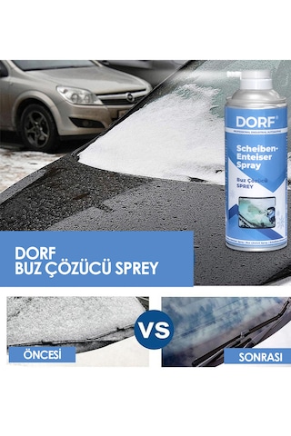 Dorf Buz Çözücü Oto Cam Buz Çözücü Sprey 400ml Made İn Germany