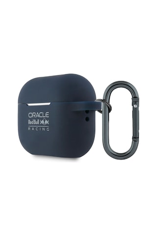 Airpods Uyumlu Pro 2 Kılıf Redbull Lisanslı Baskı Logolu Askı Aparatlı Silikon Kapak Lacivert