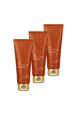 Avon Attraction Awaken Kadın Vücut Losyonu 3 x 125 ML