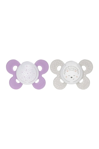 Chicco 2'li Physio Comfort Kız Bebek Emzik 16-36 Ay CHI-7493541 Gold - Pembe