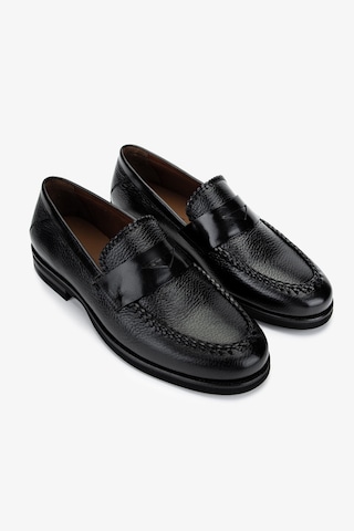 Valmenti Erkek Hakiki Deri Siyah Loafer Ayakkabı 477 Val-72403 Erk Ayk Y25 Sıyah Gyk Siyah