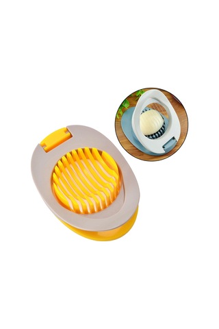 Suntek Magideal Paslanmaz Çelik Doğrama Bölmesi Yumurta Kesici Sarı