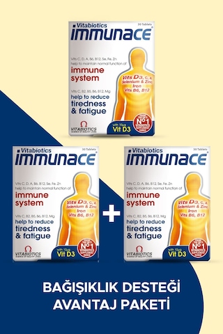 Vitabiotics Immunace 3 x 30 Tablet