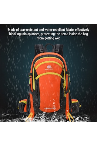 Dianziye Hafif Ve Konforlu 40l Outdoor Sırt Çantası - Yürüyüş Ve Kamp İçin Siyah