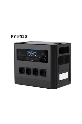 Py-p520 2000w - 630000mah - 2016wh - Kapasite Lifepo4 Taşınabilir Güç Istasyonu, Güç Kaynağı