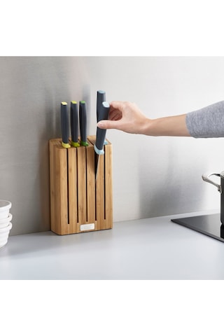 Jj Elevate 5 Li Bıçak Bambu Blok Set Çok Renkli