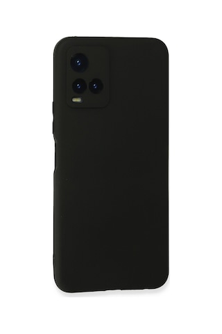 Vivo Y33s Kılıf Siyah Renk First Yumuşak Esnek Silikon Kapak Col172634-siyah