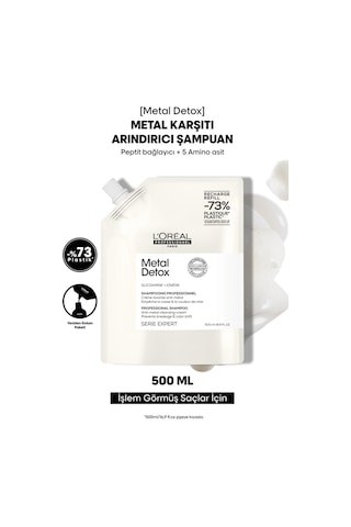 L'Oréal Professionnel Metal İşlem Görmüş Saçlar İçin Şampuan Refill 500 ML