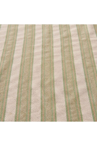 Evidea Soft Freya Masa Örtüsü - Yeşil / Ekru - 140x200 Cm Yeşil / Ekru