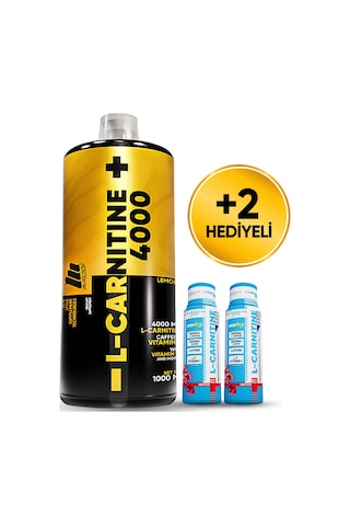 Mustang Nutrition L-carnitine 4000 Mg 1000 Ml 33 Servis Limon + 2 X L-karnitin Shot Hediyeli