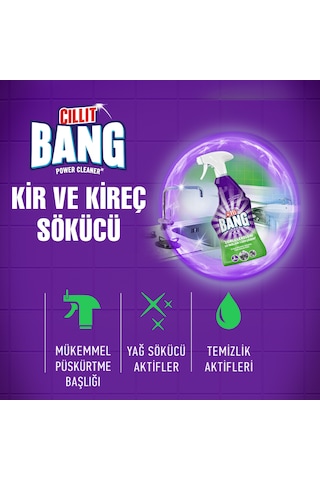 Cillit Bang Mutfak Yağ Sökücü Sprey 750 ML